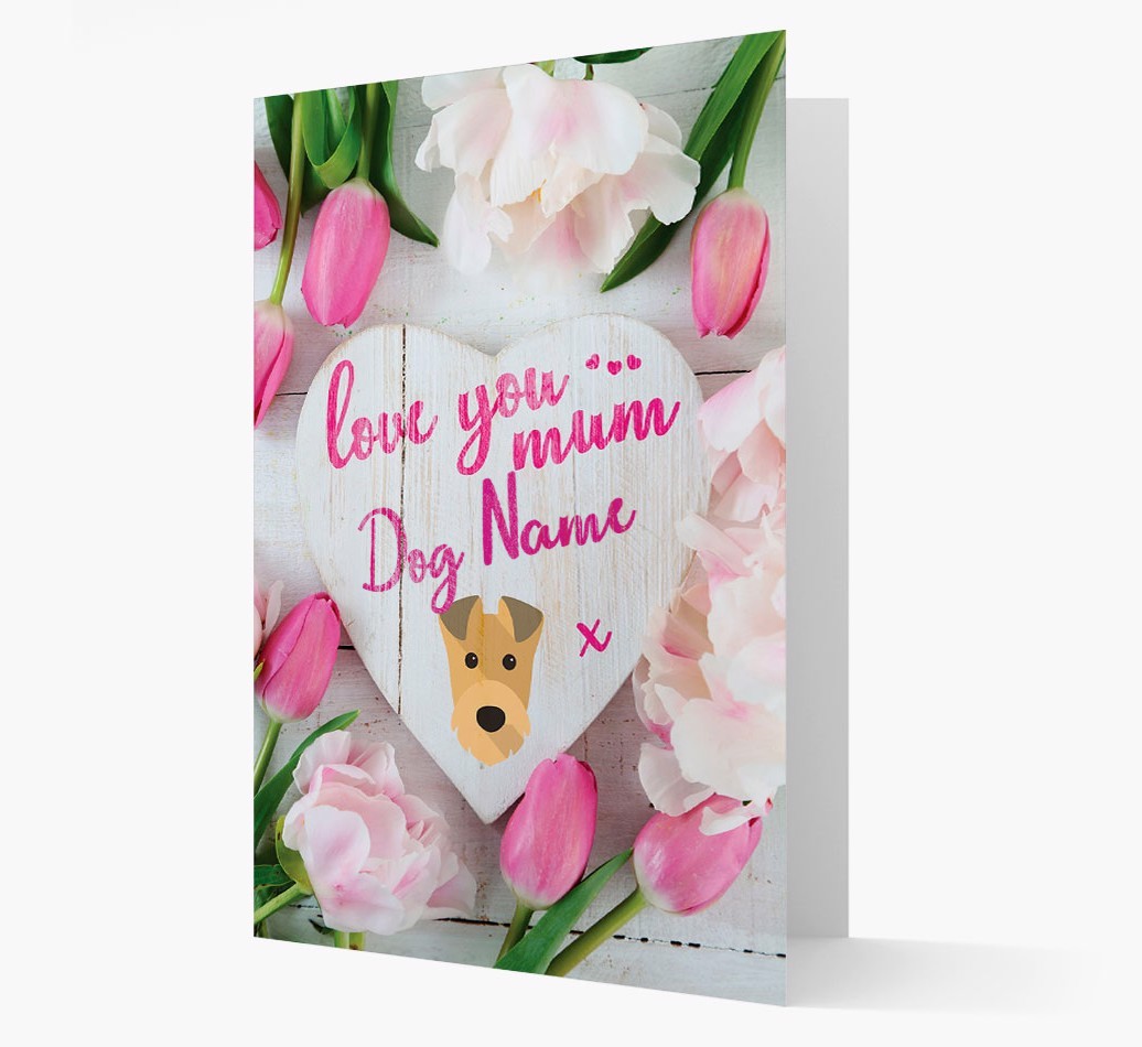 'Love You Mum' - Personalised {breedFullName} Card