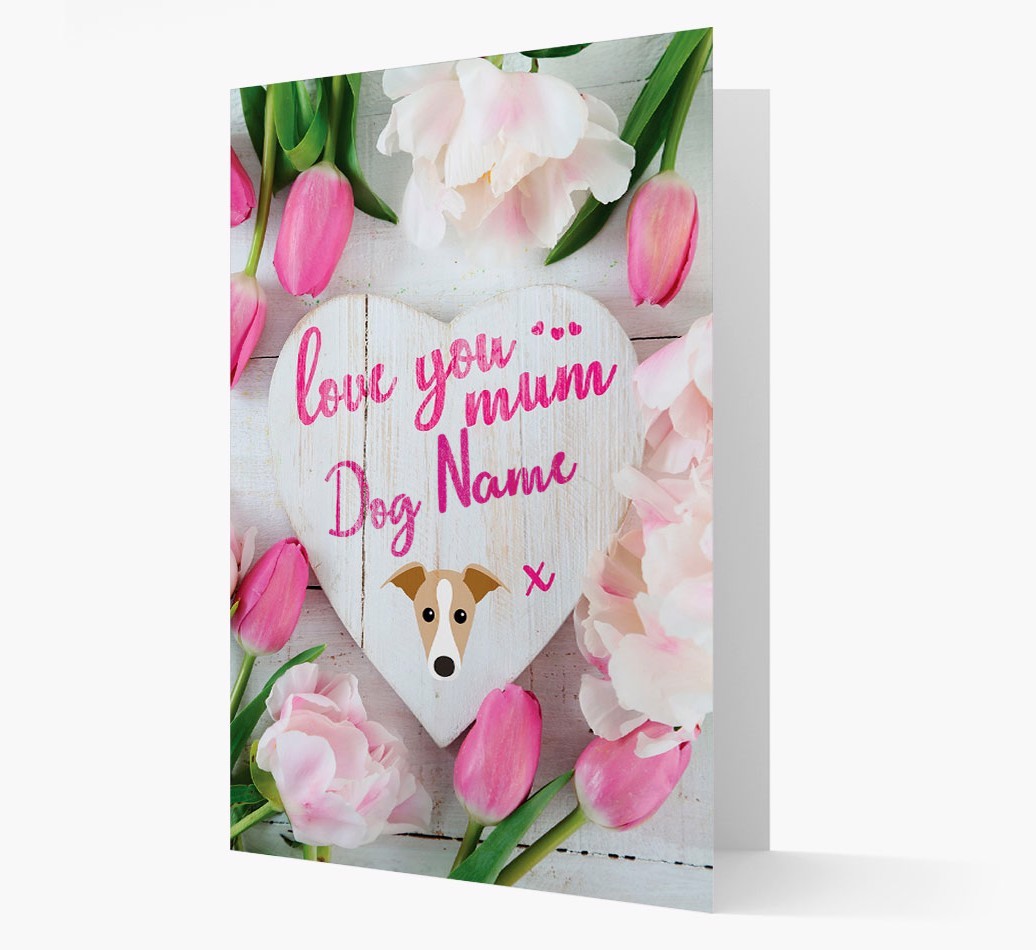 'Love You Mum' - Personalised {breedFullName} Card