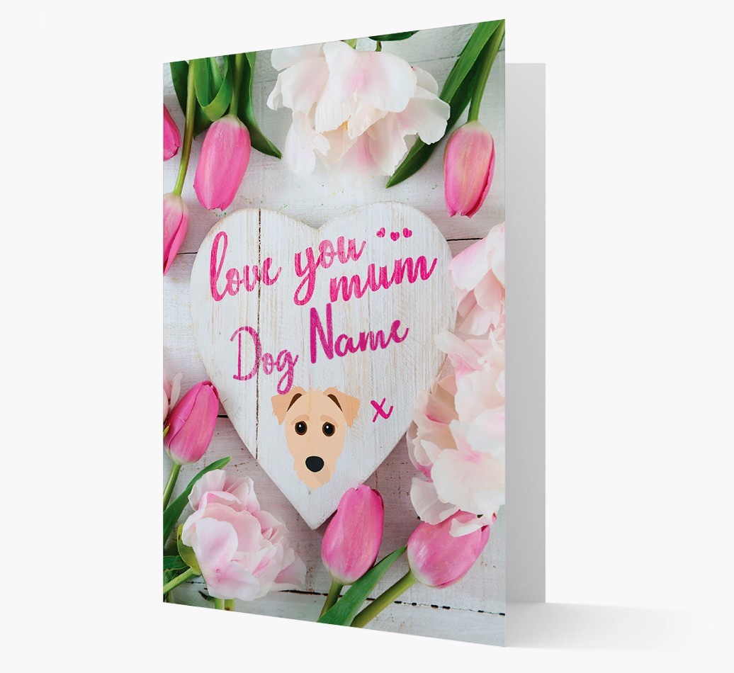 'Love You Mum' - Personalised {breedFullName} Card