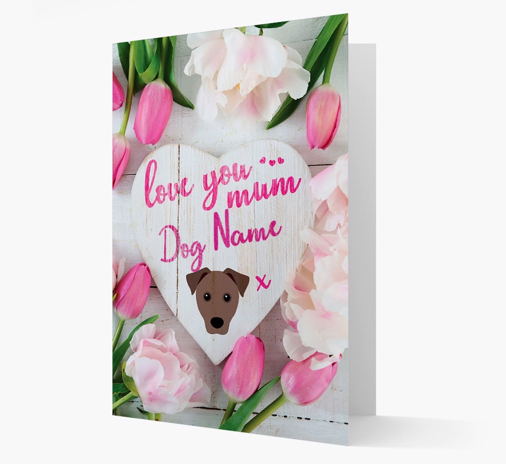 'Love You Mum' - Personalised {breedFullName} Card
