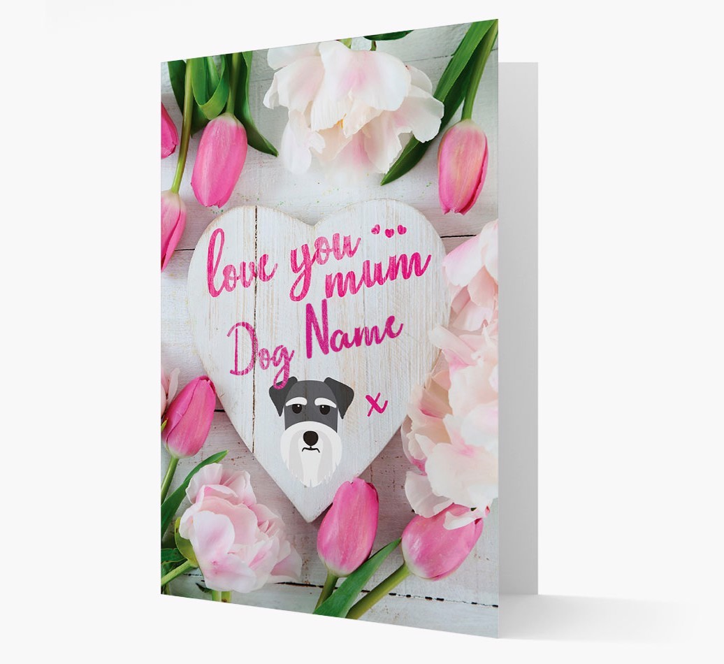 'Love You Mum' - Personalised {breedFullName} Card