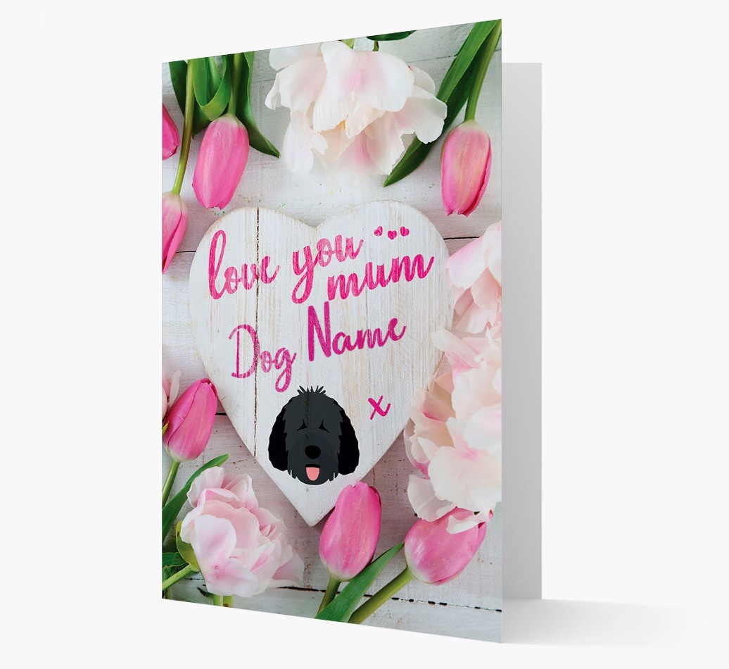 'Love You Mum' - Personalised {breedFullName} Card