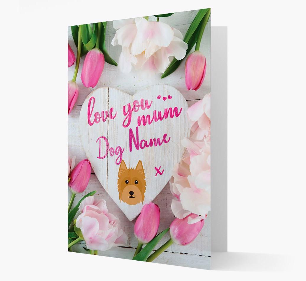 'Love You Mom' - Personalized {breedFullName} Card