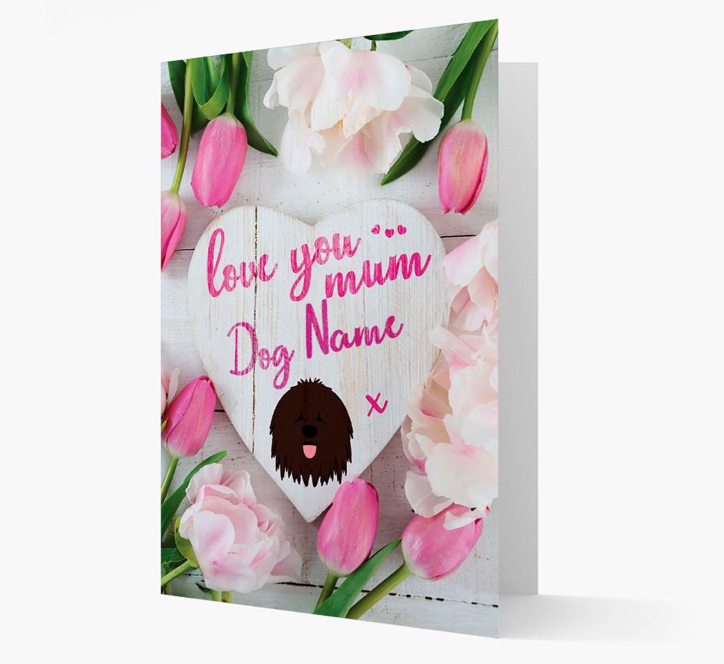 'Love You Mom' - Personalized {breedFullName} Card