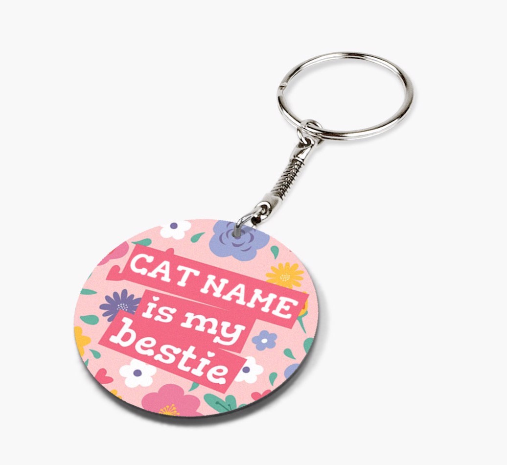 Is My Bestie: Double-Sided {breedFullName} Keyring