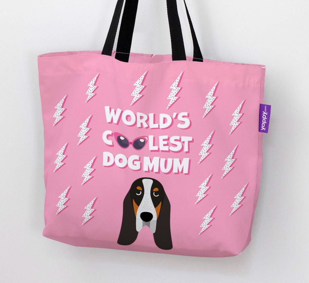 World's Coolest Dog Mum: Personalised {breedFullName} Canvas Bag