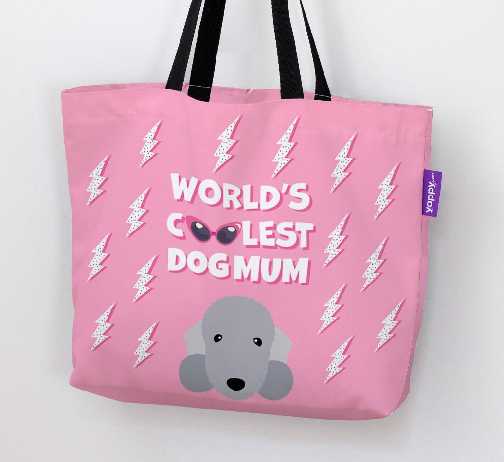 World's Coolest Dog Mum: Personalised {breedFullName} Canvas Bag