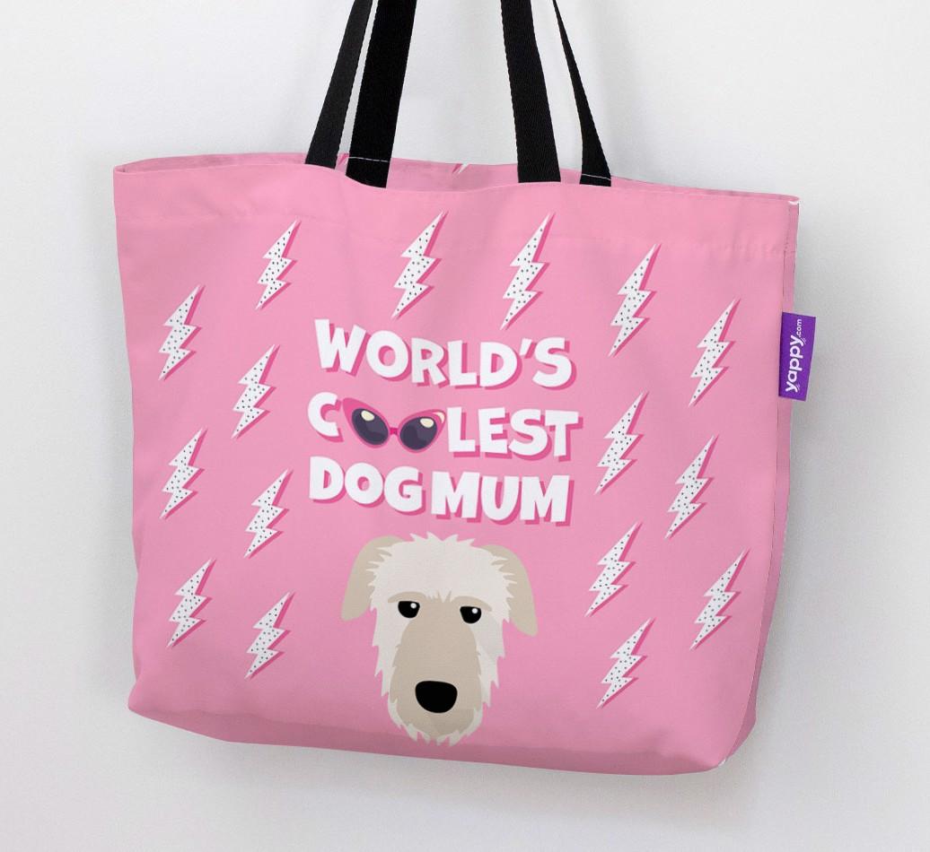 World's Coolest Dog Mum: Personalised {breedFullName} Canvas Bag