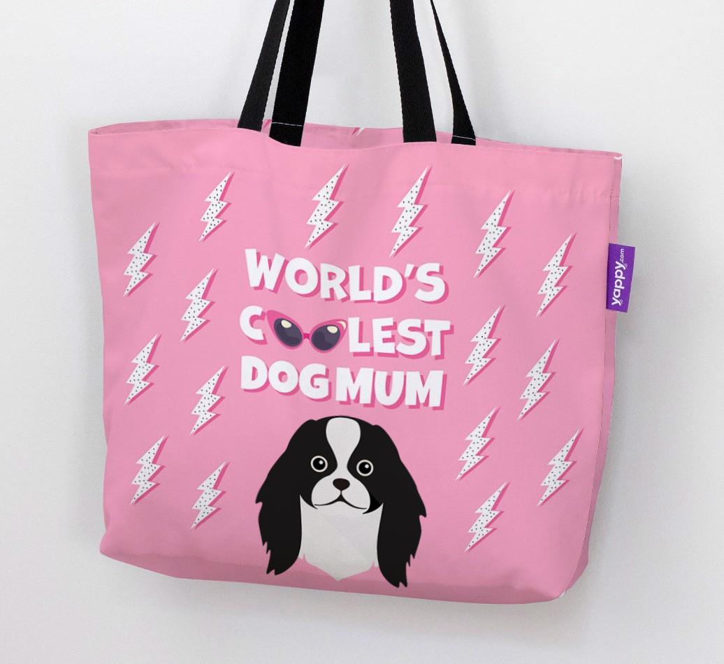 World's Coolest Dog Mum: Personalised {breedFullName} Canvas Bag