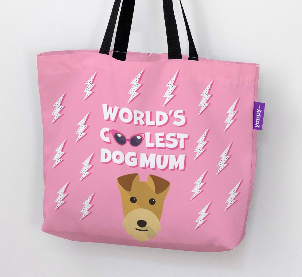 World's Coolest Dog Mum: Personalised {breedFullName} Canvas Bag