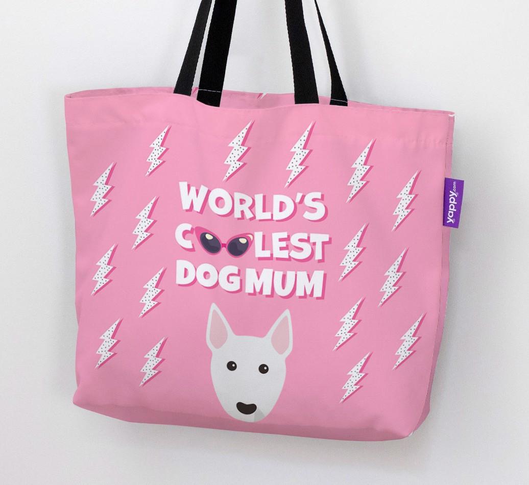 World's Coolest Dog Mum: Personalised {breedFullName} Canvas Bag