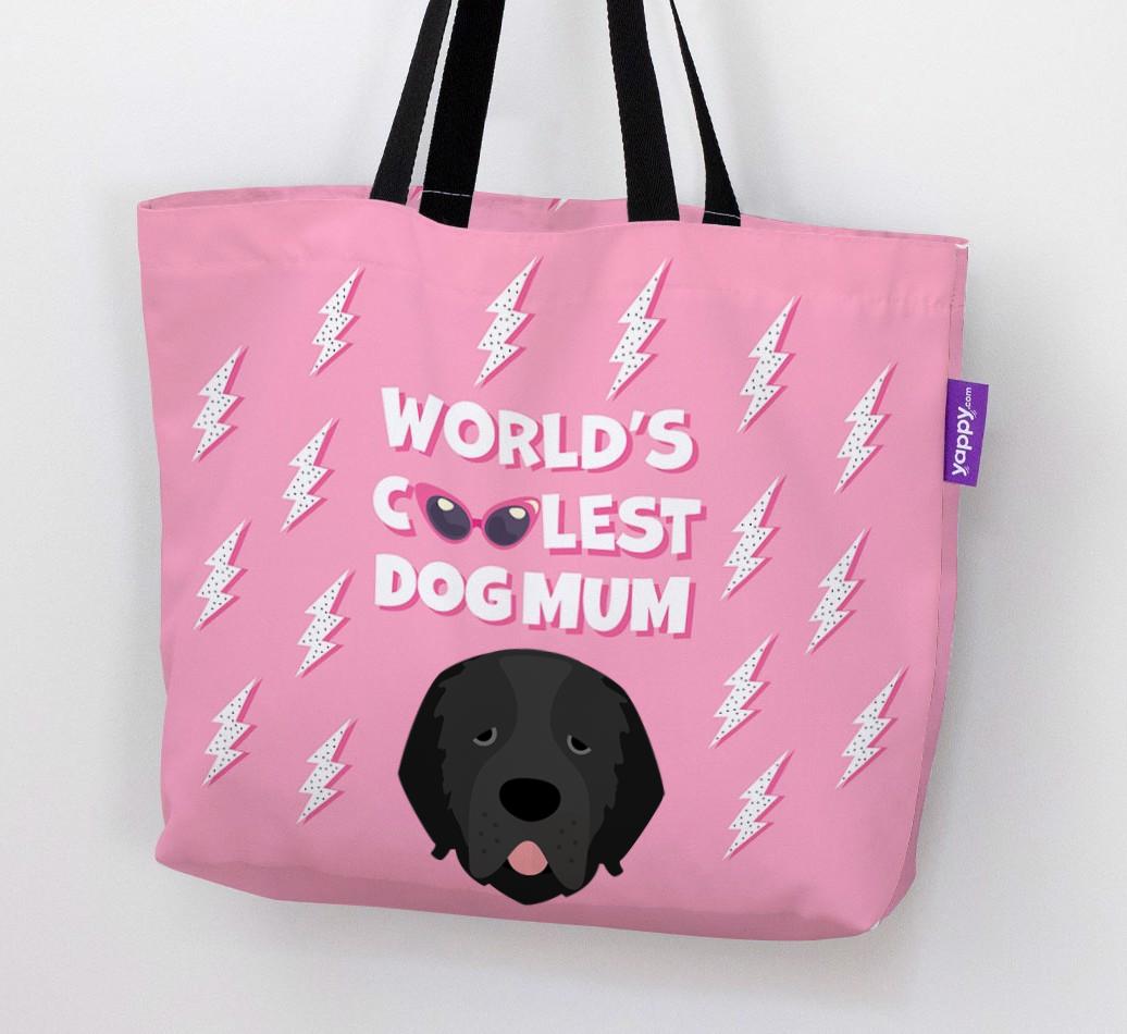 World's Coolest Dog Mum: Personalised {breedFullName} Canvas Bag