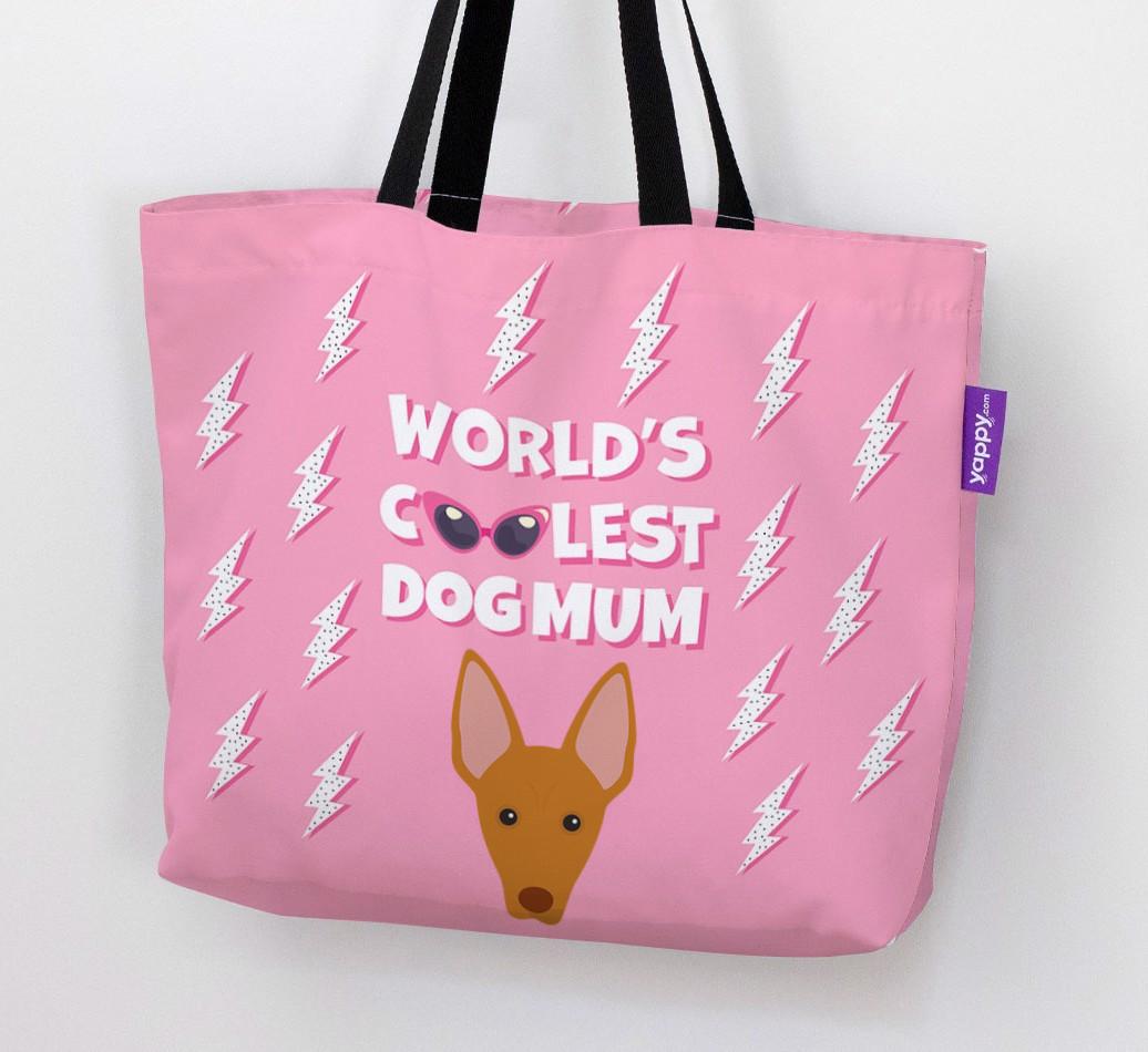 World's Coolest Dog Mum: Personalised {breedFullName} Canvas Bag