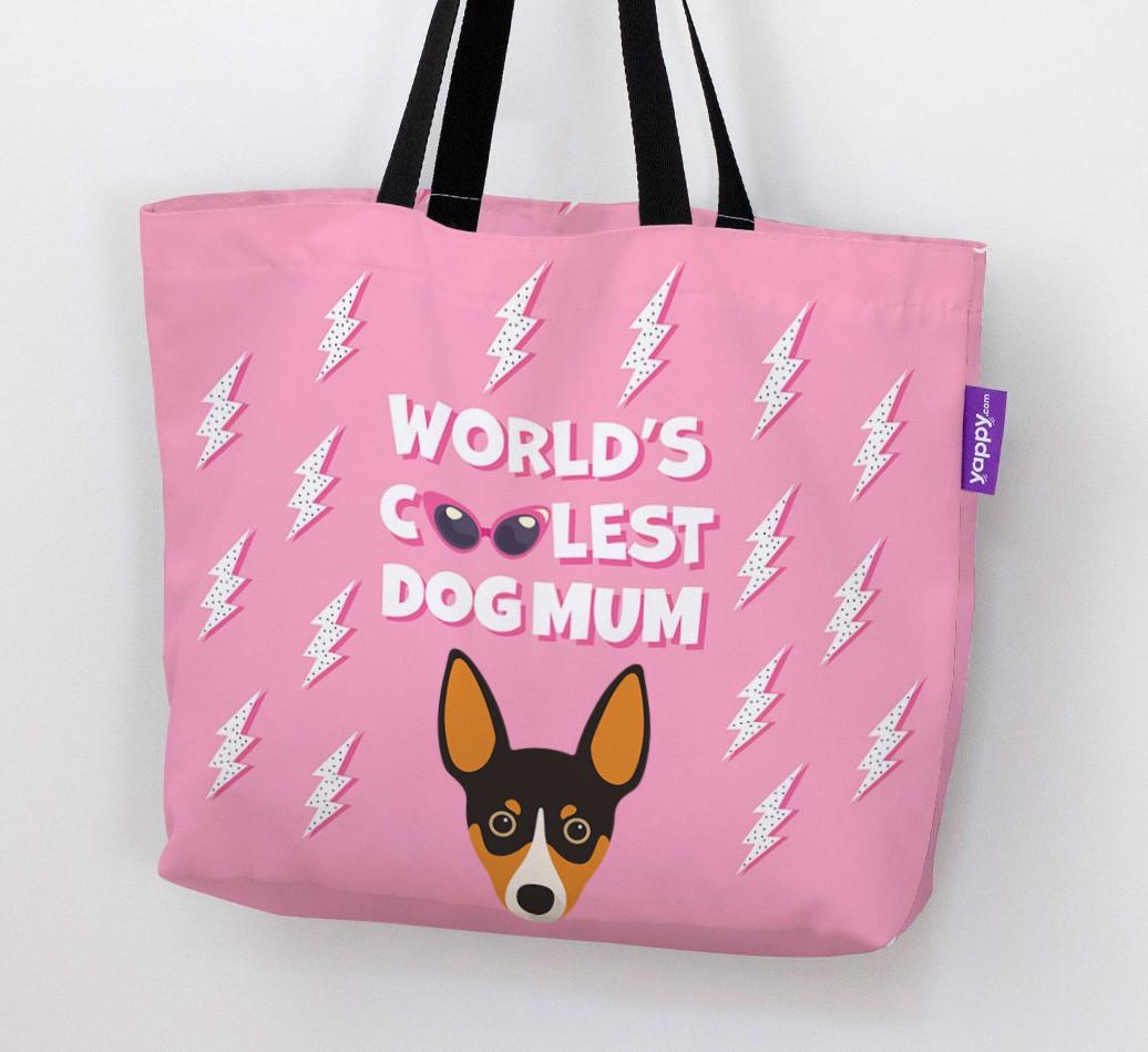 World's Coolest Dog Mum: Personalised {breedFullName} Canvas Bag