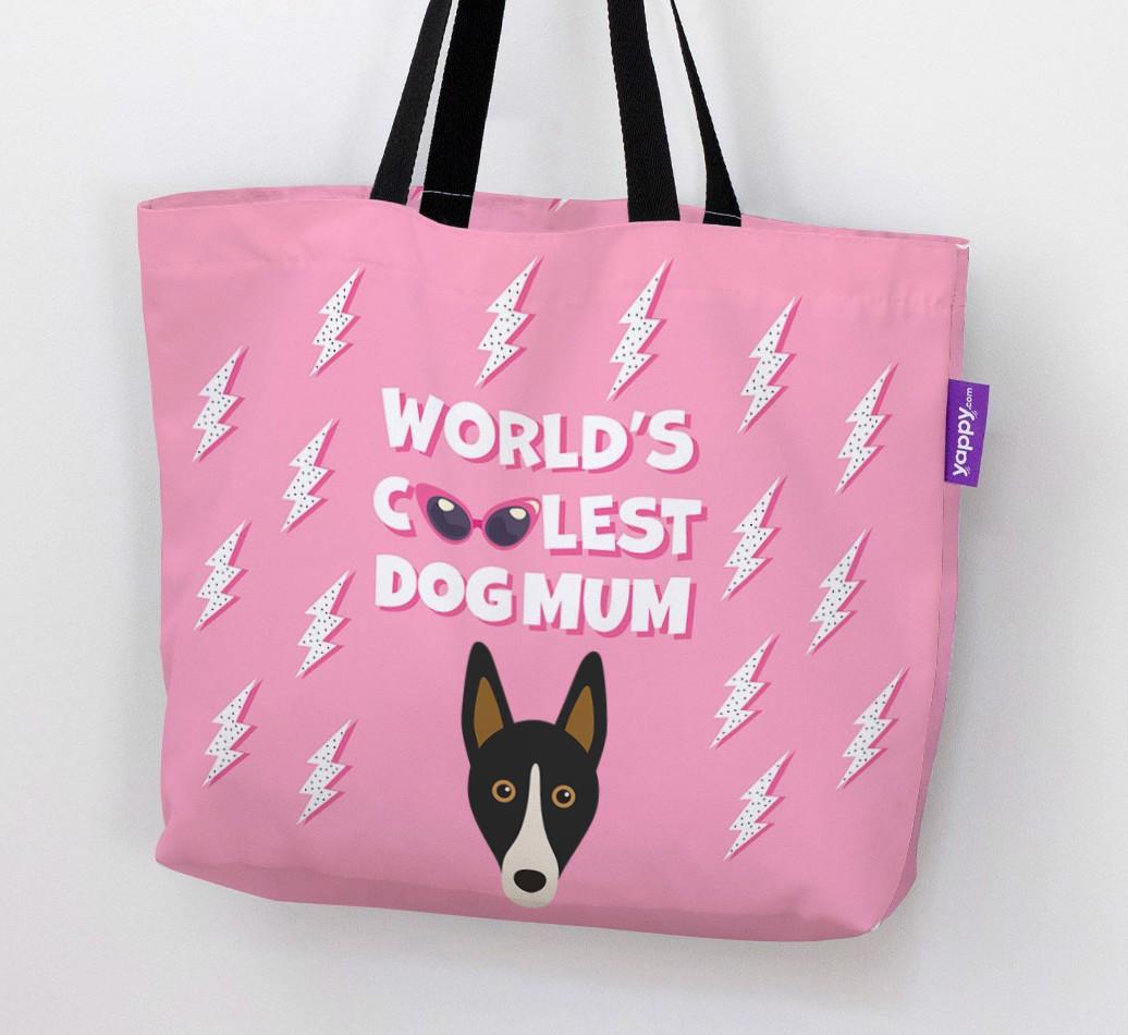 World's Coolest Dog Mum: Personalised {breedFullName} Canvas Bag