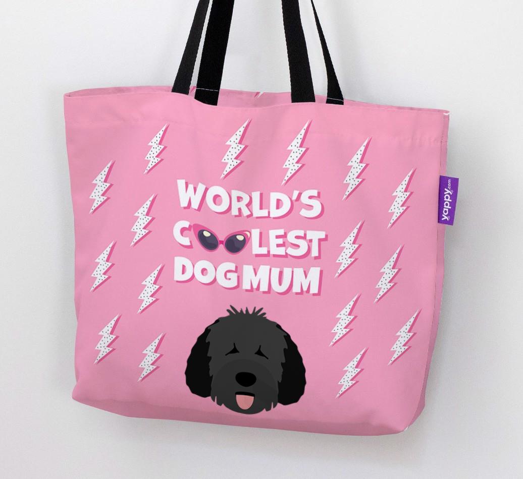 World's Coolest Dog Mum: Personalised {breedFullName} Canvas Bag