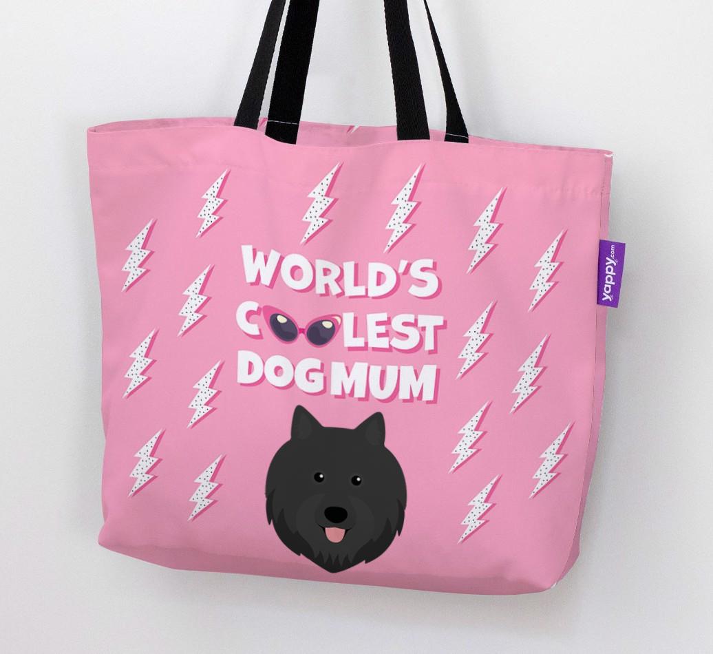 World's Coolest Dog Mum: Personalised {breedFullName} Canvas Bag