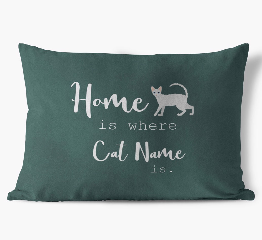 Home Is Where... : Personalised {breedCommonName} Soft Touch Cushion