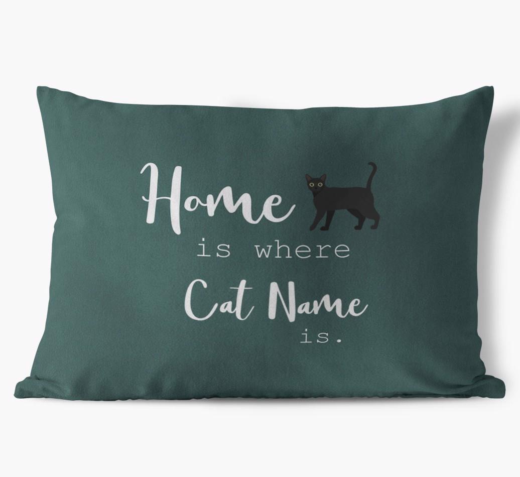 Home Is Where... : Personalized {breedCommonName} Soft Touch Pillow