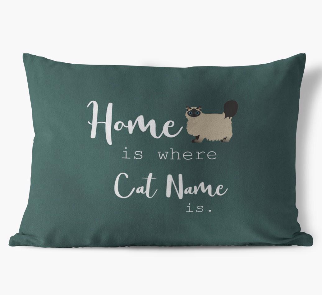 Home Is Where... : Personalized {breedCommonName} Soft Touch Pillow