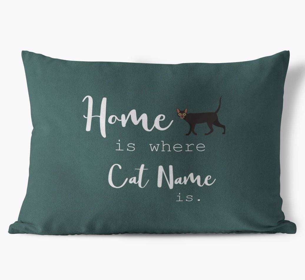 Home Is Where... : Personalized {breedCommonName} Soft Touch Pillow