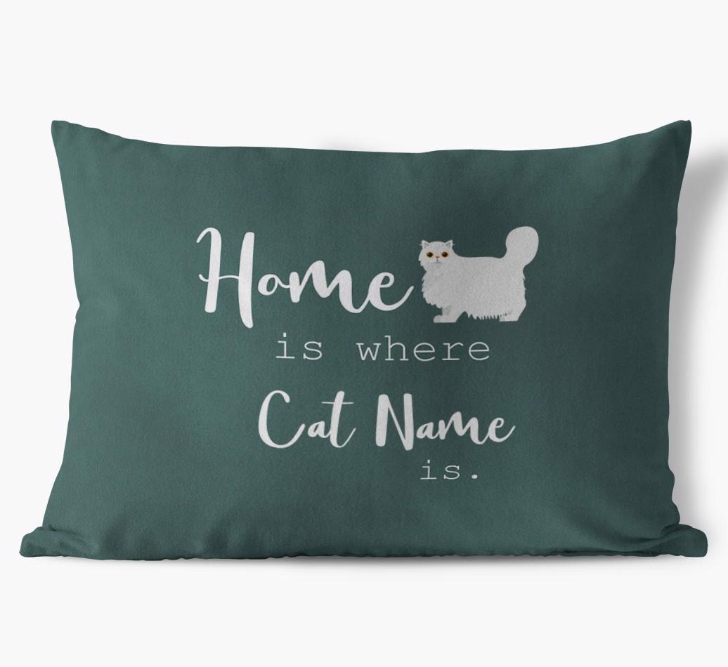 Home Is Where... : Personalized {breedCommonName} Soft Touch Pillow