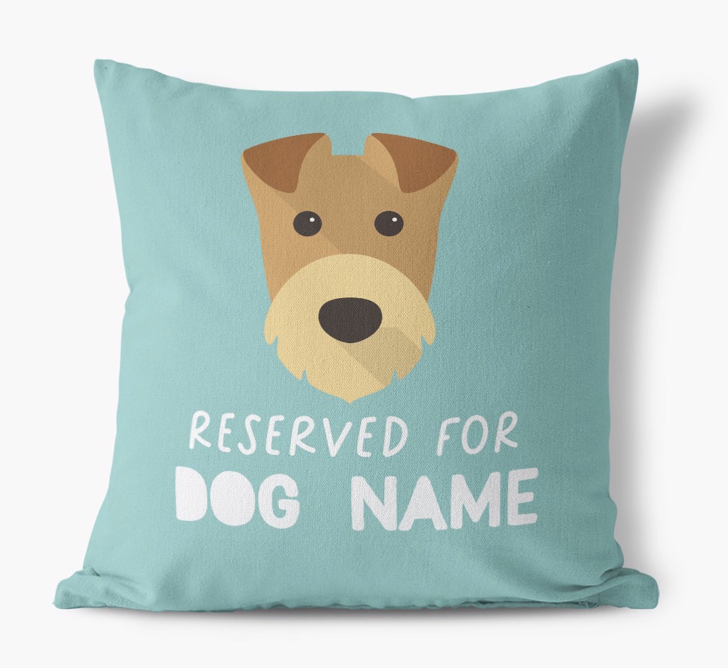 Reserved For: Personalised {breedFullName} Canvas Cushion