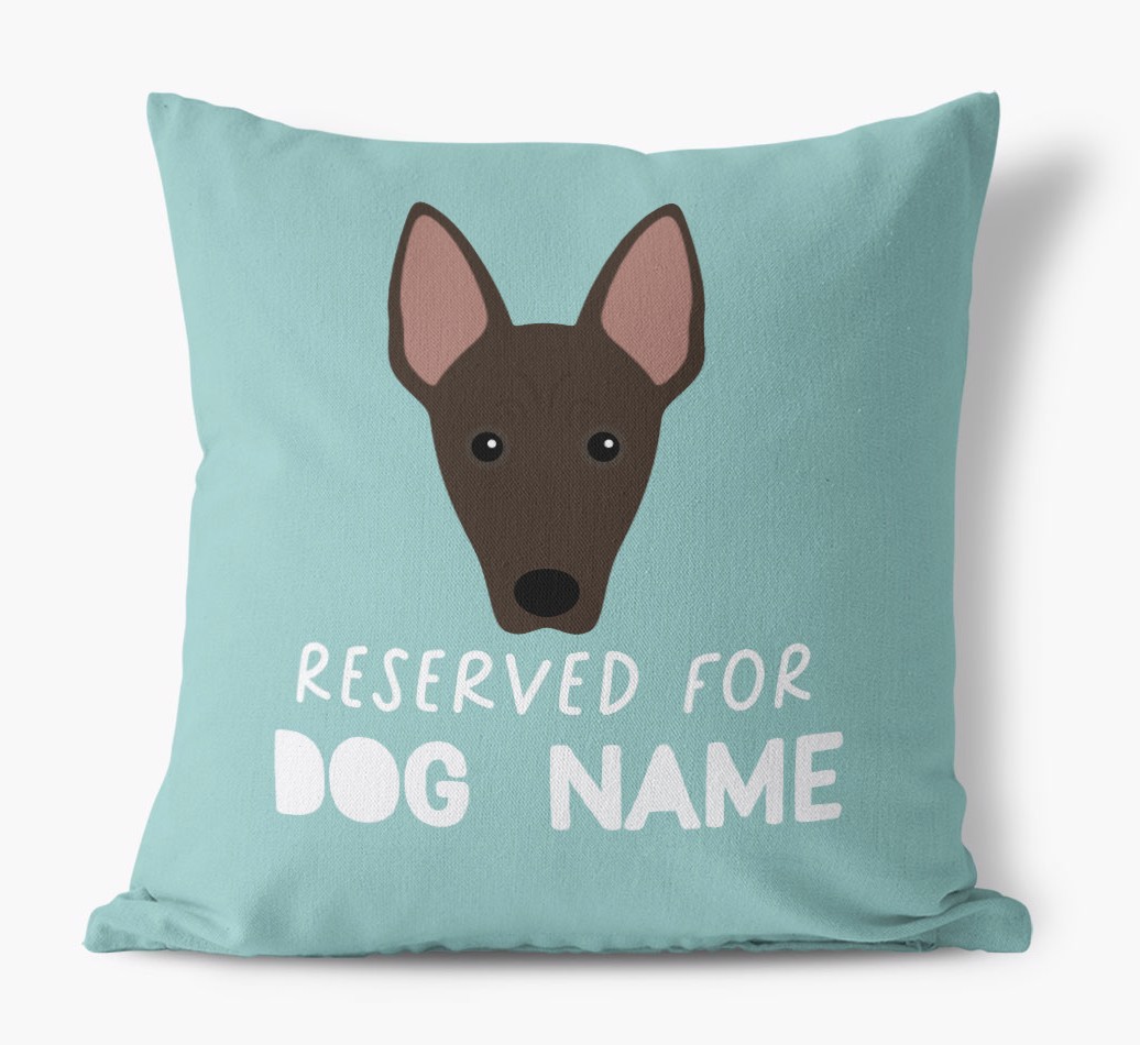 Reserved For: Personalised {breedFullName} Canvas Cushion