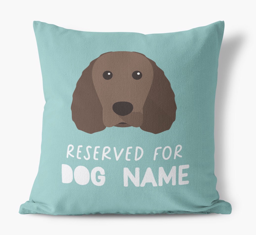 Reserved For: Personalised {breedFullName} Canvas Cushion