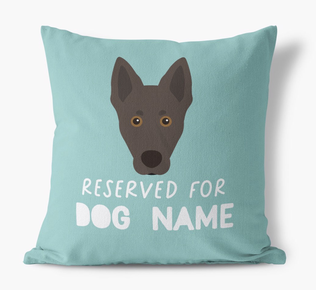 Reserved For: Personalised {breedFullName} Canvas Cushion