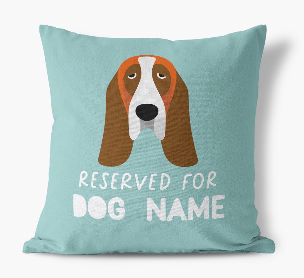 Reserved For: Personalised {breedFullName} Canvas Cushion