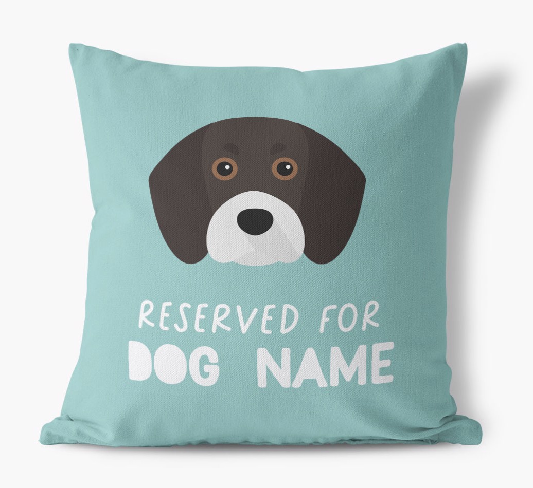 Reserved For: Personalised {breedFullName} Canvas Cushion