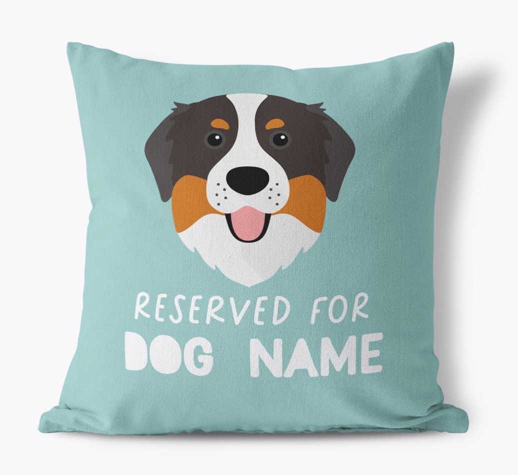 Reserved For: Personalised {breedFullName} Canvas Cushion