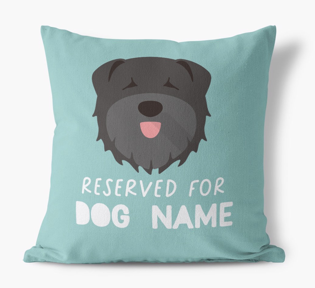 Reserved For: Personalised {breedFullName} Canvas Cushion