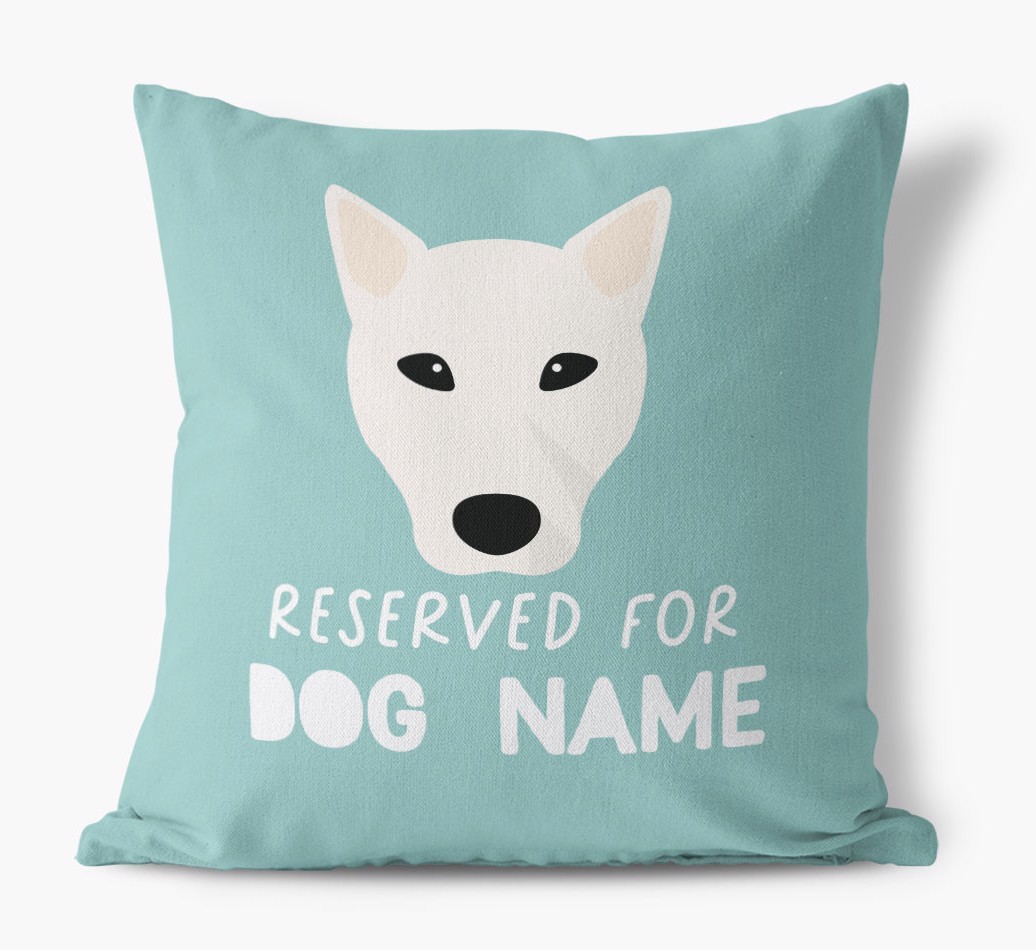 Reserved For: Personalised {breedFullName} Canvas Cushion