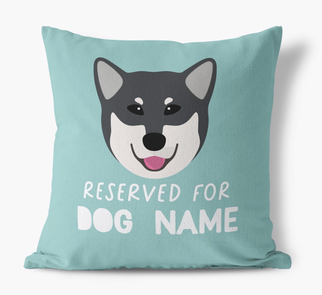 Reserved For: Personalised {breedFullName} Canvas Cushion
