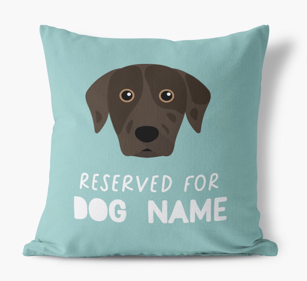 Reserved For: Personalised {breedFullName} Canvas Cushion