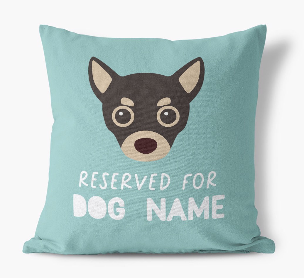 Reserved For: Personalised {breedFullName} Canvas Cushion