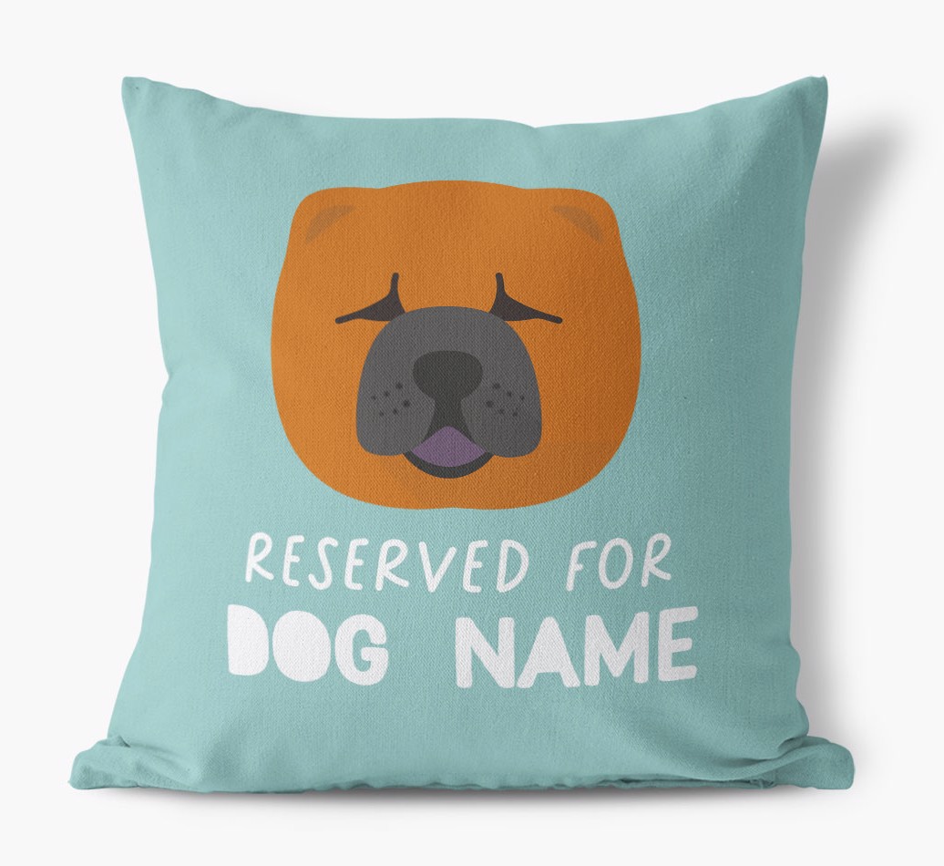 Reserved For: Personalised {breedFullName} Canvas Cushion