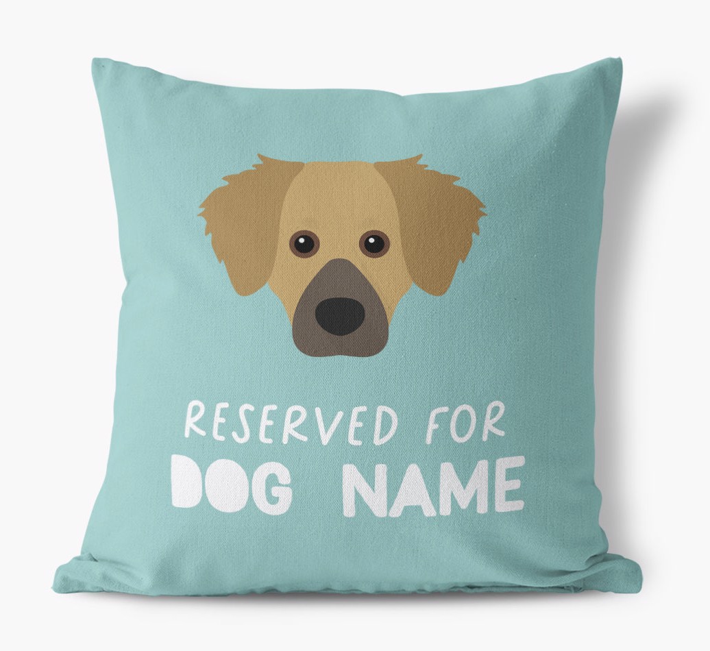 Reserved For: Personalised {breedFullName} Canvas Cushion
