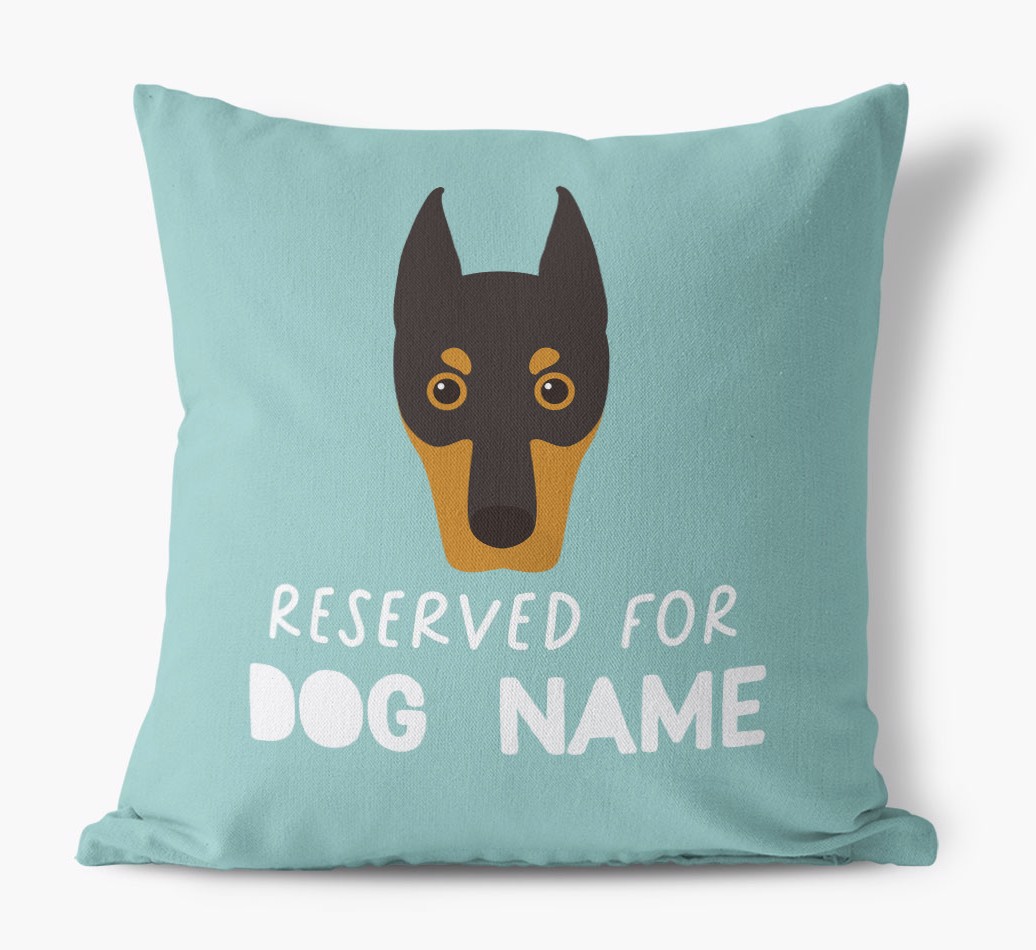 Reserved For: Personalised {breedFullName} Canvas Cushion