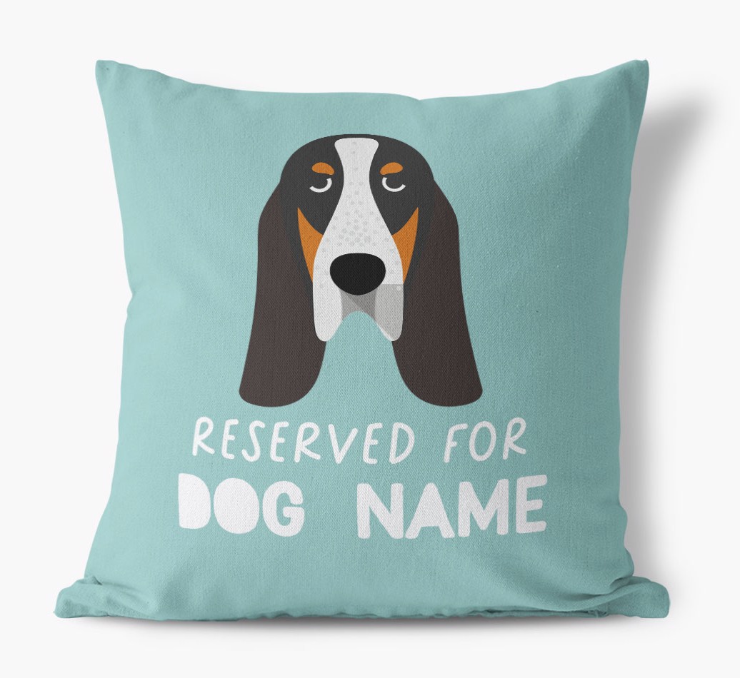 Reserved For: Personalised {breedFullName} Canvas Cushion