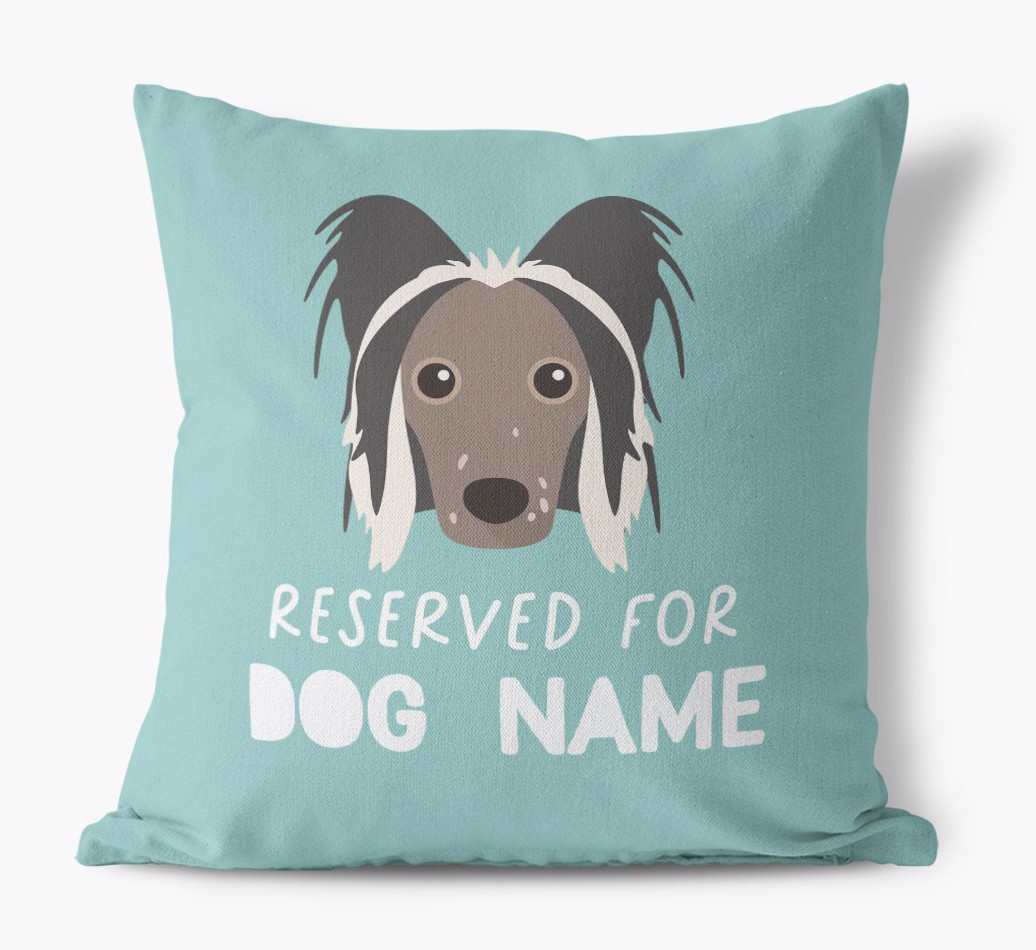 Reserved For: Personalised {breedFullName} Canvas Cushion