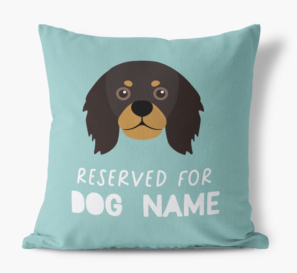 Reserved For: Personalised {breedFullName} Canvas Cushion
