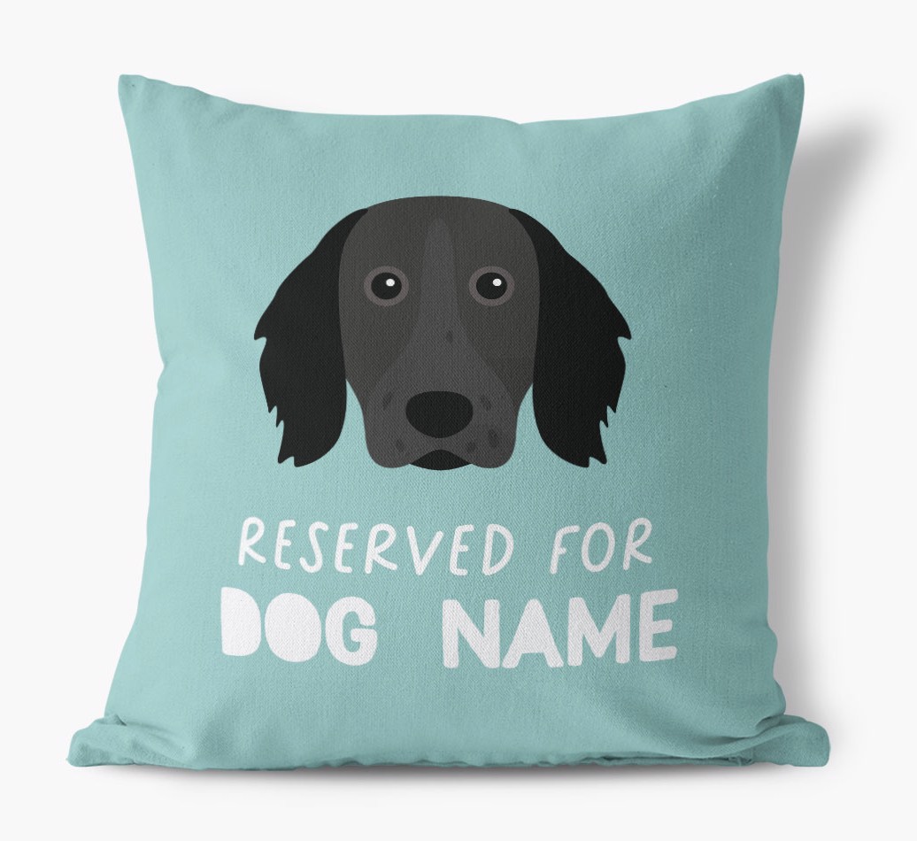 Reserved For: Personalised {breedFullName} Canvas Cushion