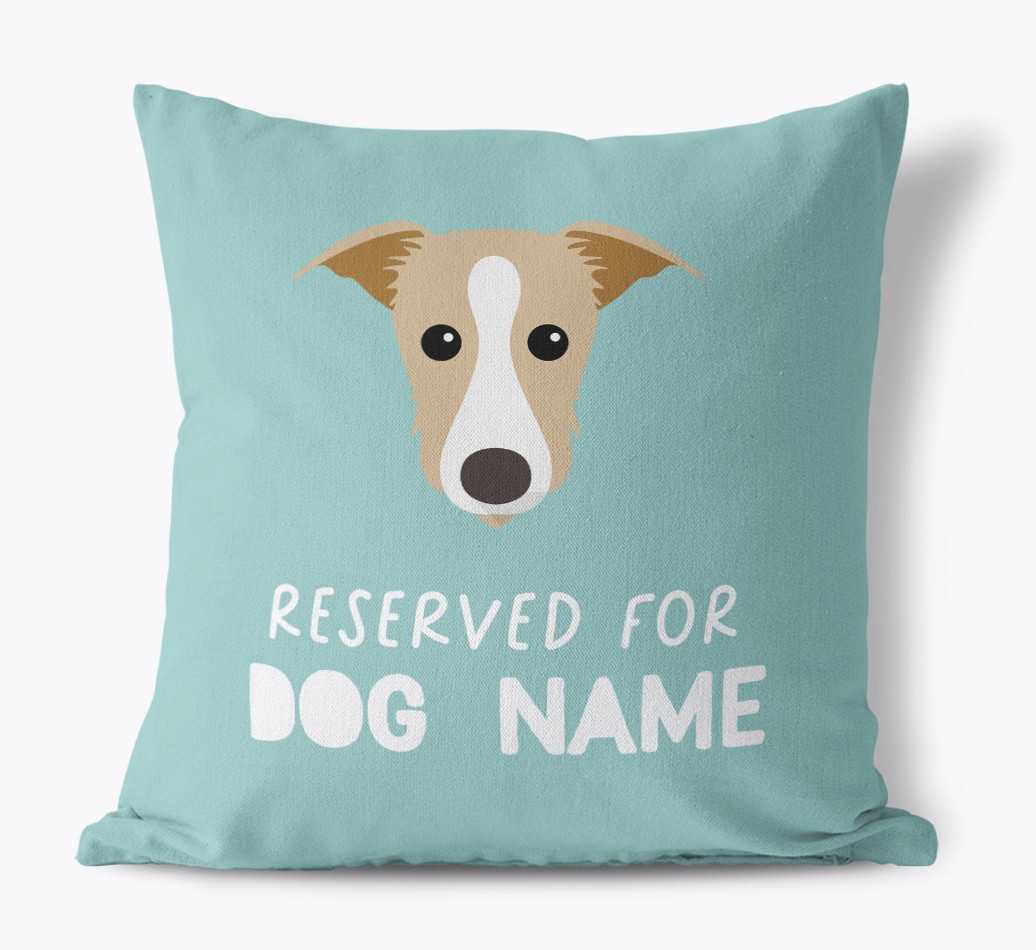 Reserved For: Personalised {breedFullName} Canvas Cushion