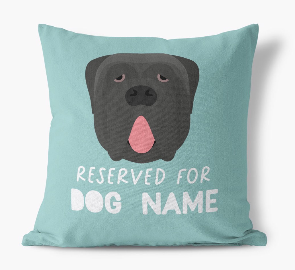 Reserved For: Personalised {breedFullName} Canvas Cushion