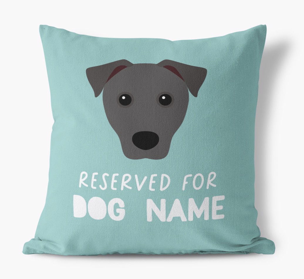 Reserved For: Personalised {breedFullName} Canvas Cushion
