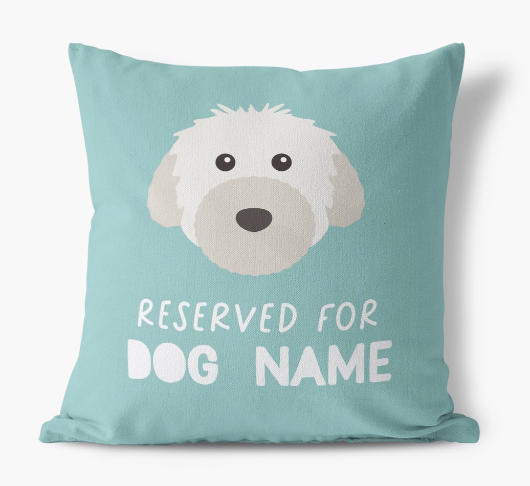 Reserved For: Personalised {breedFullName} Canvas Cushion