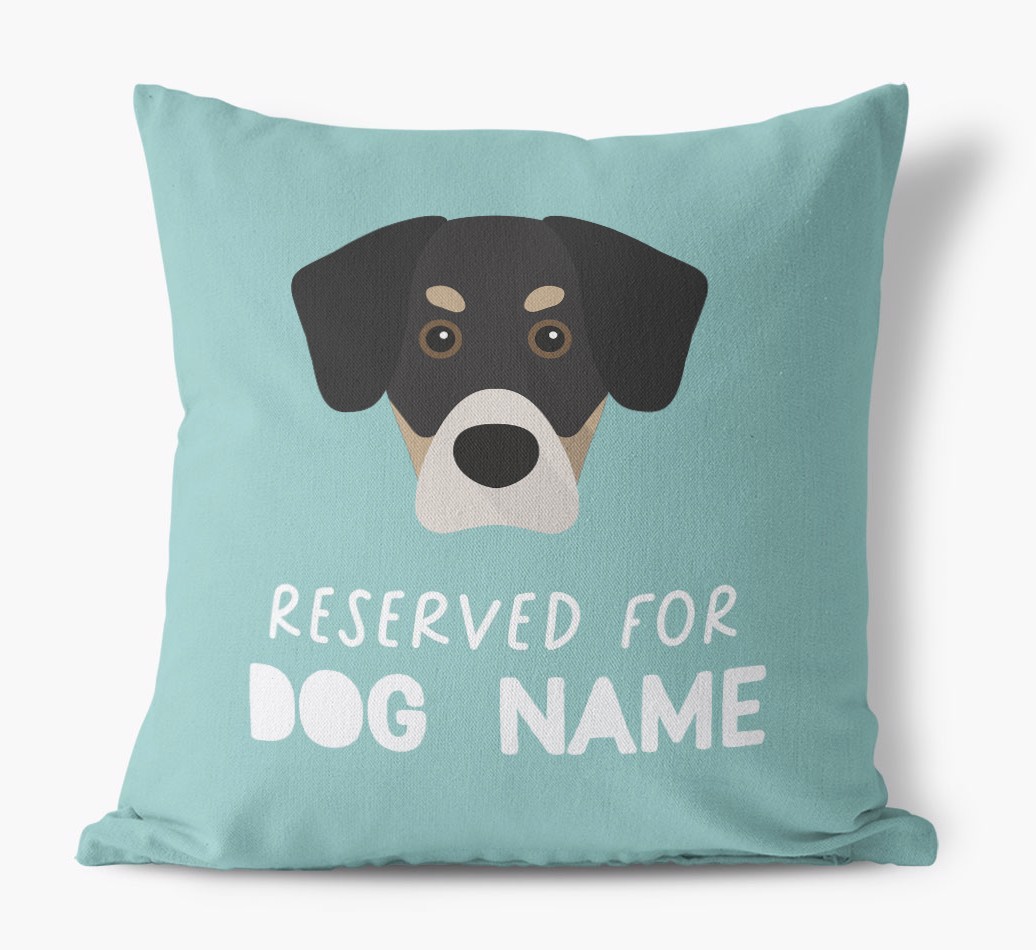 Reserved For: Personalised {breedFullName} Canvas Cushion